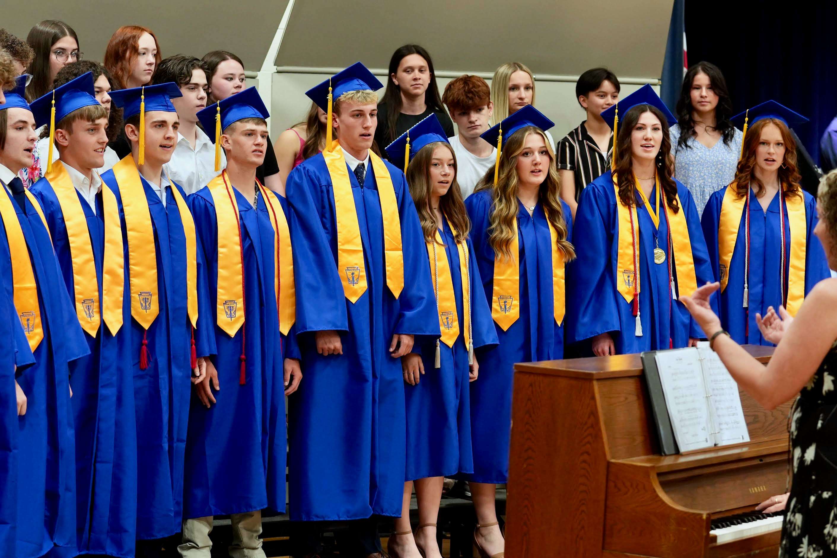 Notre Dame Seniors Graduate Burlington Notre Dame School