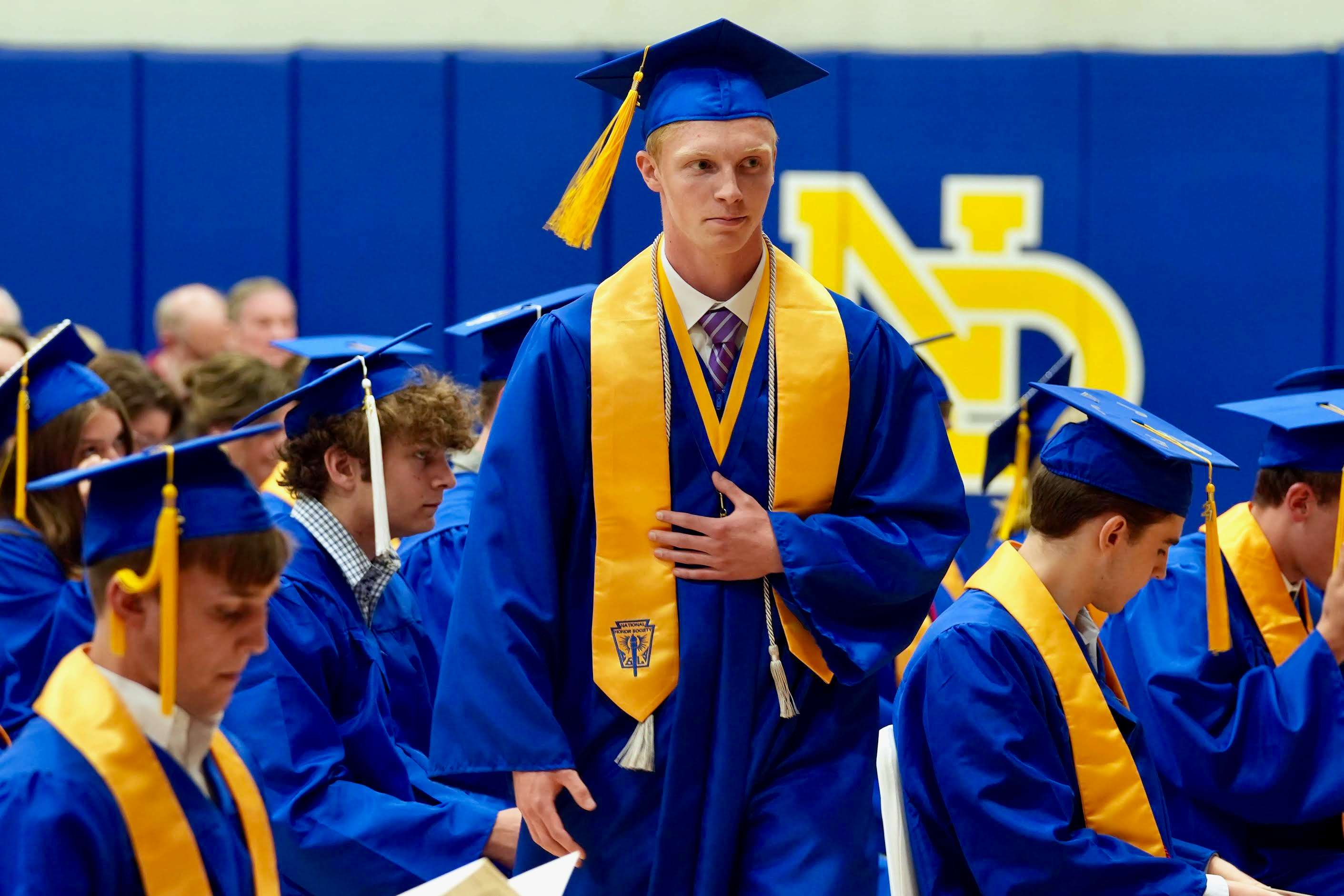 Notre Dame Seniors Graduate Burlington Notre Dame School