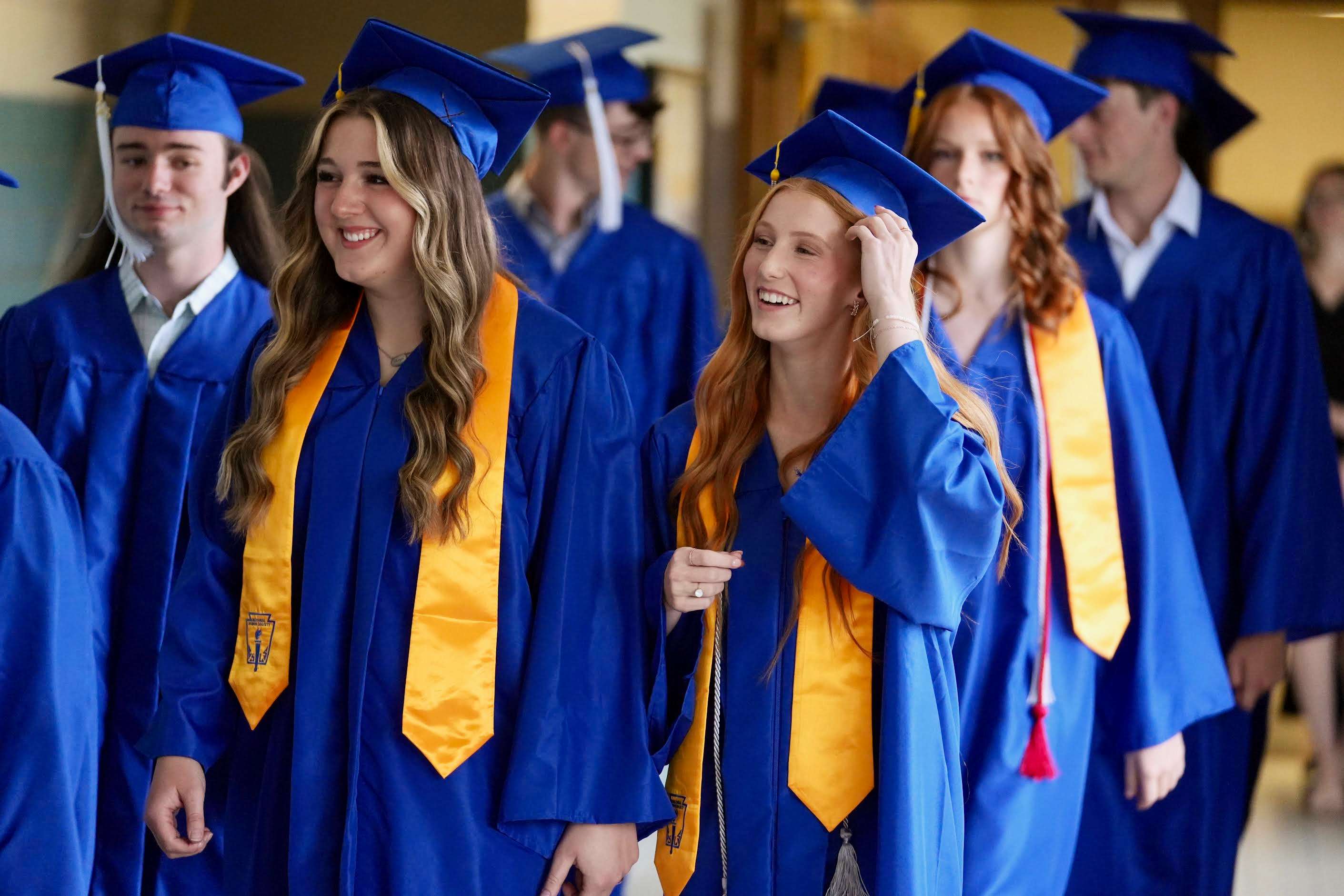 Notre Dame Seniors Graduate Burlington Notre Dame School